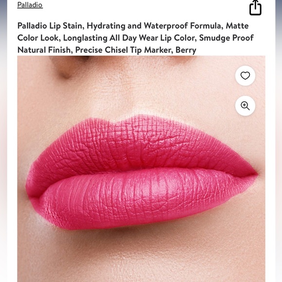 palladio Makeup Palladio Lip Stain Hydrating Waterproof Matte Color